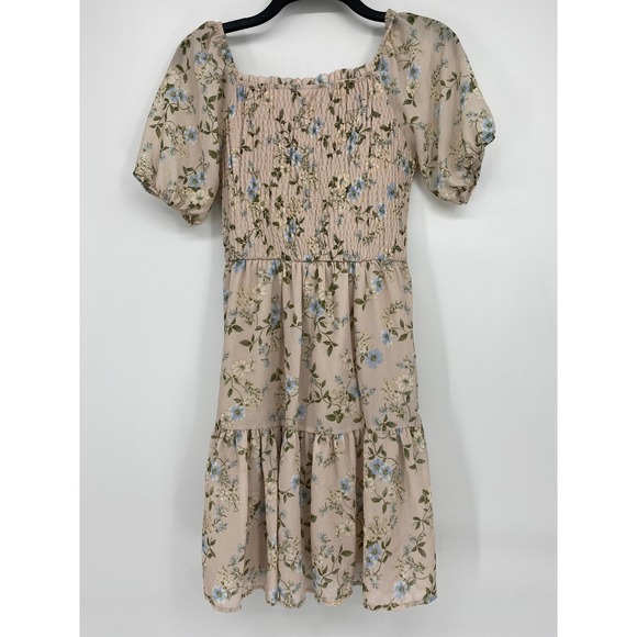 Rare Editions Floral Smocked Tiered Dress - Girls Size 16 NWOT‎ - Picture 4 of 6